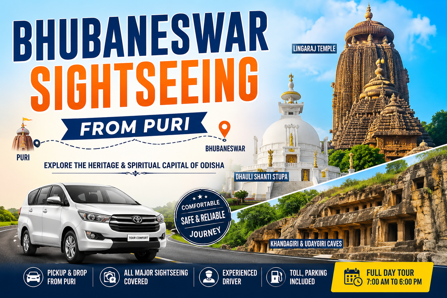 Puri to Chilika Lake Taxi Booking