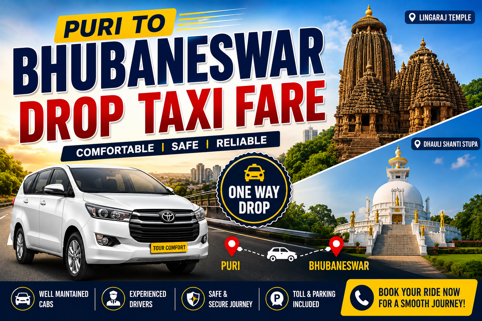 Puri to Chilika Lake Taxi Booking